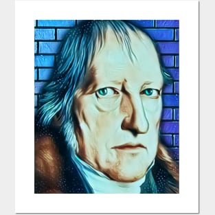 Georg Wilhelm Friedrich Hegel Abstract Portrait | Georg Wilhelm Friedrich Hegel Artwork 6 Posters and Art